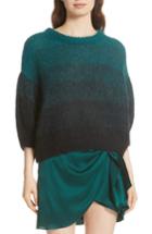 Women's Caroline Constas Ombre Wool Blend Sweater - Black