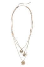 Women's Bp. Three-layer Charm Necklace