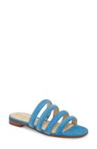 Women's Sole Society Saxten Strappy Slide Sandal M - Blue