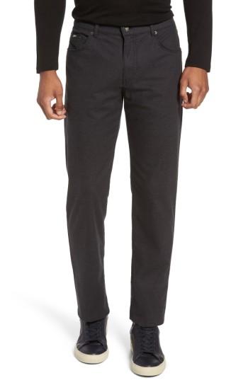 Men's Brax Five-pocket Stretch Cotton Trousers X 34 - Black