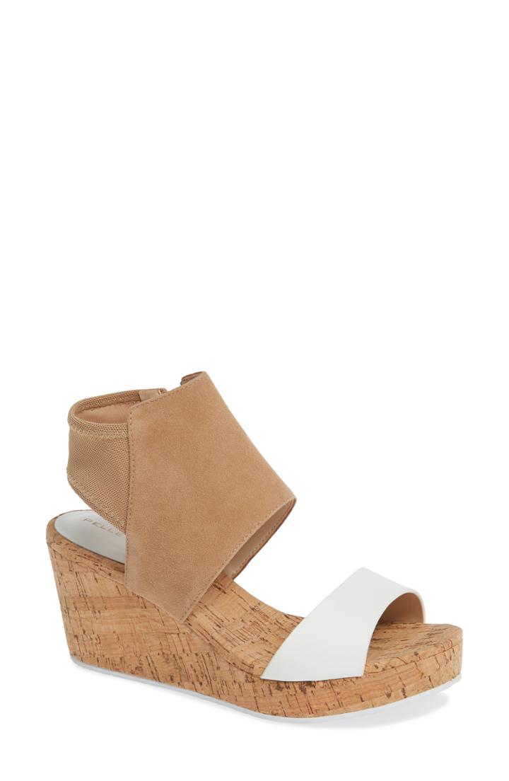 Women's Pelle Moda Katt Wedge Sandal .5 M - White