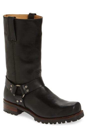 Men's Frye Addison Waterproof Harness Boot M - Black