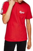 Men's Topman Rush Lips Graphic Oversize T-shirt - Red