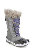 Women's Sorel 'tofino Ii' Faux Fur Lined Waterproof Boot .5 M - Grey