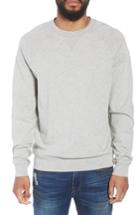 Men's Frame Pc Raglan Slim Fit Cotton Crewneck Sweatshirt - Grey