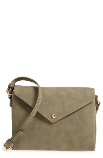 Street Level Envelope Crossbody Bag - Green