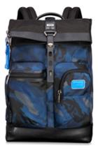 Men's Tumi Alpha Bravo Luke Roll Top Backpack - Blue