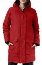 Women's The North Face Arctic Ii Waterproof 550 Fill Power Down Parka With Faux Fur Trim - White
