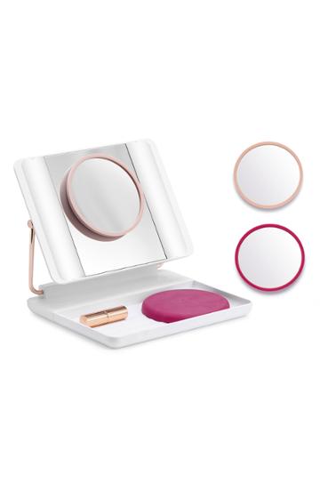 Joi Spotlite Hd Diamond Makeup Mirror In French Tip, Size - No Color