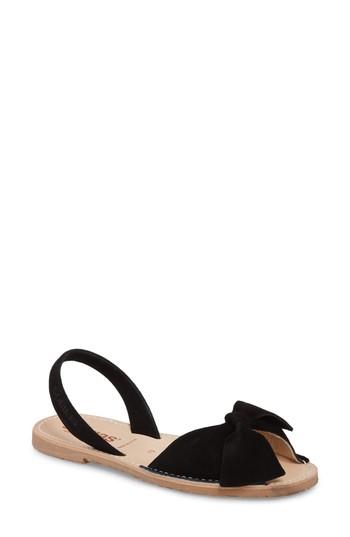 Women's Solillas Bow Sandal Us / 37eu - Black