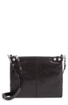 Treasure & Bond Sloane Glazed Leather Crossbody Bag - Black