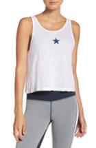 Women's Hard Tail Crop Tank - Ivory