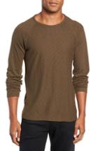 Men's Billy Reid Regular Fit Long Sleeve T-shirt, Size - Green