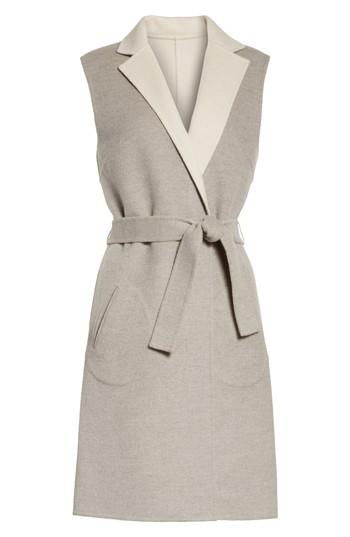 Women's St. John Collection Double Face Reversible Vest