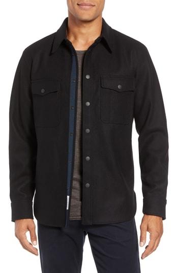 Men's Rag & Bone Jack Regular Fit Shirt Jacket - Black