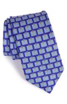 Men's Ted Baker London Print Silk Tie, Size - Purple