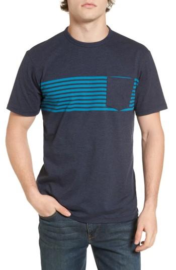 Men's O'neill Rodgers Striped Pocket T-shirt, Size - Blue