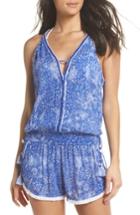 Women's Poupette St. Barth Nola Cover-up Romper - Blue