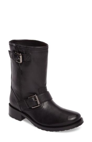 Women's Michael Michael Kors Jonas Moto Bootie M - Black
