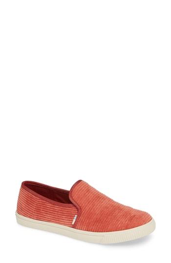 Women's Toms Clemente Slip-on .5 B - Red