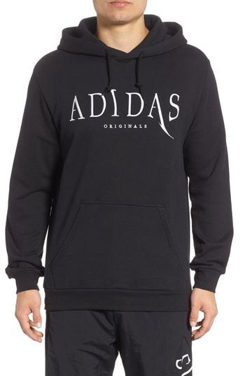Men's Adidas Originals Planetoid Hoodie - Black