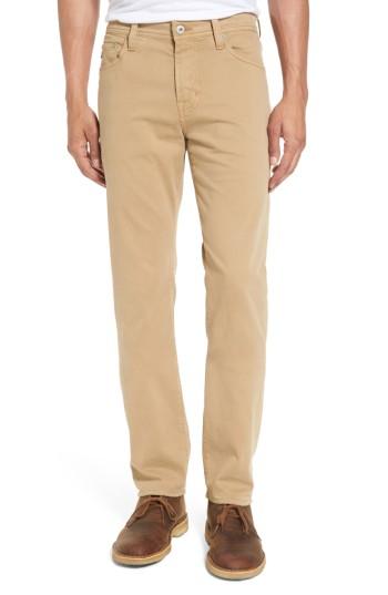 Men's Ag Jeans Everett Sud Slim Straight Fit Pants X 34 - Beige