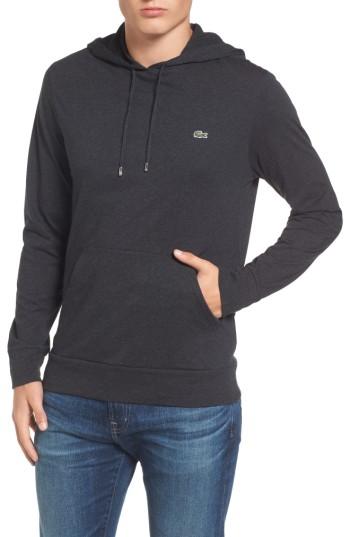Men's Lacoste Pullover Hoodie (s) - Grey
