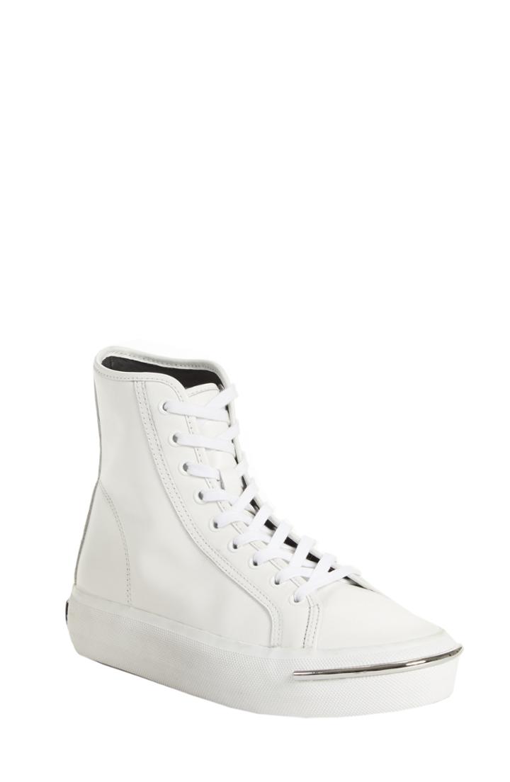 Women's Alexander Wang Pia High Top Sneaker .5us / 38.5eu - White