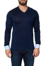 Men's Maceoo Long Sleeve V-neck (m) - Blue
