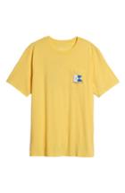 Men's Southern Tide Alpha Up Crewneck T-shirt - Yellow