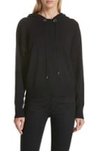 Women's Nordstrom Signature Cashmere-blend Hoodie Sweatshirt - Black