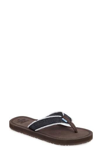 Women's Toms Solana Flip Flop M - Blue