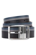 Men's Bugatchi Reversible Saffiano Leather Belt