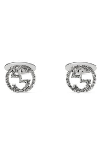 Men's Gucci Interlocking G Cuff Links