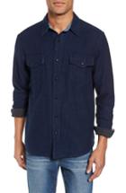 Men's Faherty Durango Work Shirt, Size - Blue