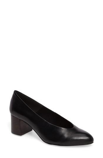 Women's Bella Vita Jensen Block Heel Pump Ww - Black