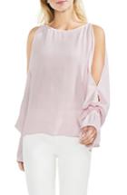 Women's Vince Camuto Cold Shoulder Flare Cuff Top, Size - Pink