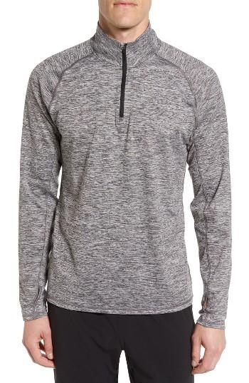 Men's Zella Celsian Quarter Zip Pullover - Black