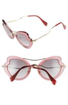 Women's Miu Miu 52mm Sunglasses - Bordeaux