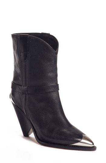 Women's Isabel Marant Lamsy Pointy Toe Boot Us / 38eu - Black