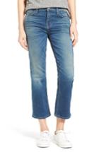 Women's Current/elliott The Kick Ankle Flare Jeans - Blue