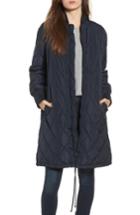 Women's The Fifth Label Merchant Long Quilted Jacket - Blue