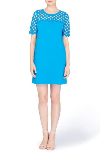 Women's Catherine Catherine Malandrino Rue Lattice Lace Shift Dress