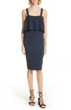 Women's Milly Stretch Knit Midi Dress, Size - Blue