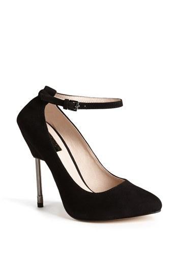 Topshop 'giddy' Suede Pump Black