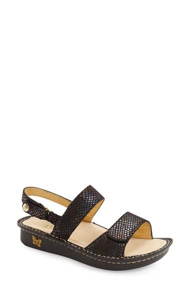 Women's Alegria 'verona' Sandal -5.5us / 35eu - Black