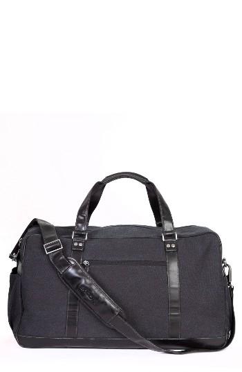 Men's Boconi Bryant E Getaway Duffel Bag - Black