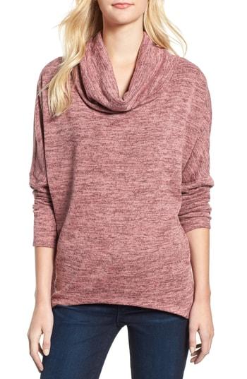 Women's Caslon Cowl Neck Tunic - Pink