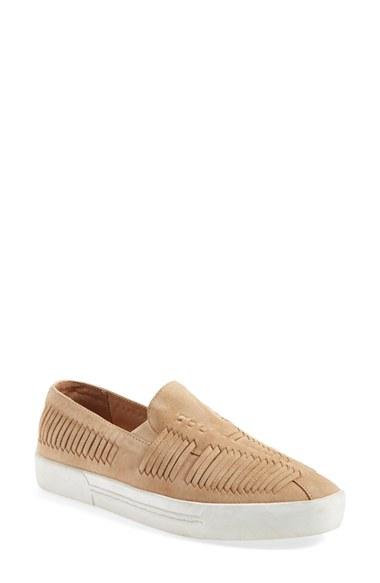 Women's Joie 'huxley' Slip-on Sneaker .5us / 36.5eu - Beige