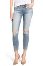 Women's Rag & Bone/jean Destroyed Capri Skinny Jeans